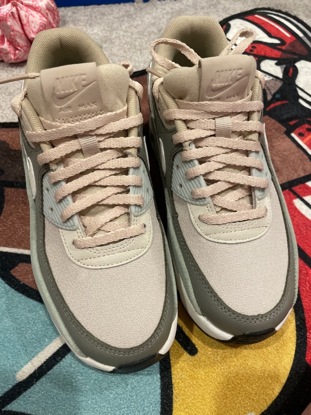 *Wmns platform Nike AirMax 90 LV8 Sz 7/24cm (Sanddrift Jade horizon)
